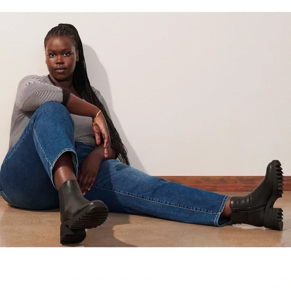 NWT! Sam & Libby Black Women's SIZE 10 Lennon Heeled Chelsea Boots - Picture 2 of 14